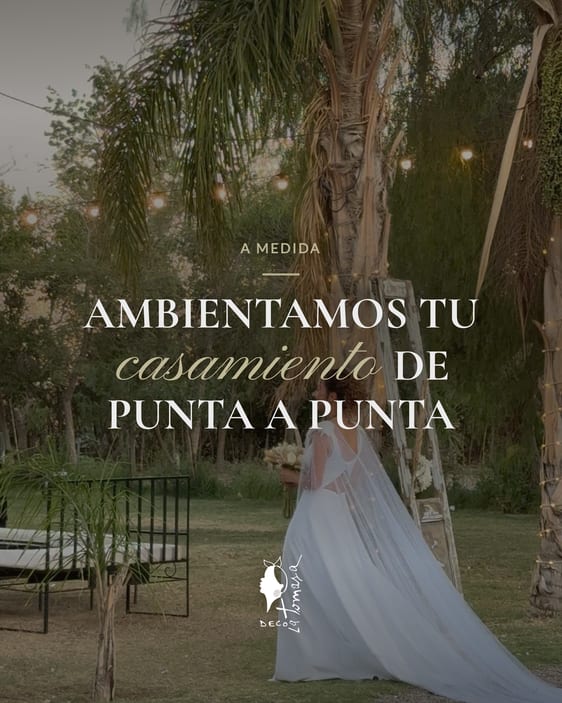 Pieza de La Tomasa: «Ambientamos tu casamiento de punta a punta»